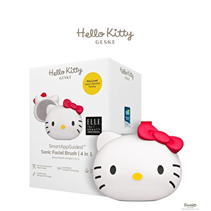 Hello Kitty Titreşimli Yüz Temizleme Cihazı | Sonic Facial Brush Beyaz
