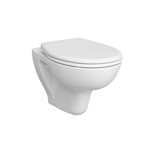 Vitra S20 Round Smoothflush Asma Klozet + Vitra Yavaş Kapanır Kapak + Vitra Gömme Rezervuar Set