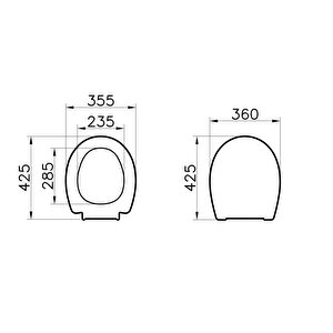 Vitra S20 Round Smoothflush Asma Klozet + Vitra Yavaş Kapanır Kapak + Vitra Gömme Rezervuar Set
