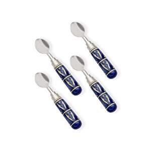 Corallo Dondurma Kaşığı 4 Lü Set Mavi
