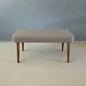 Serentia Ahşap Bench - Modern Ahşap Bank - Değiştirilebilir Kumaş 90x40 cm