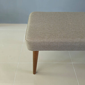 Serentia Ahşap Bench - Modern Ahşap Bank - Değiştirilebilir Kumaş 90x40 cm