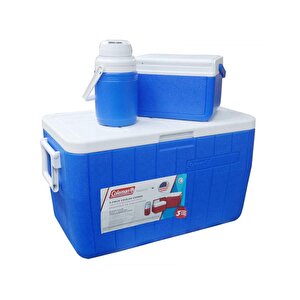 3-piece Cooler Combo 48 Qt 45.4 Lt Bl Combo 5 Qt 3 Gal. C002 Buzluk Set