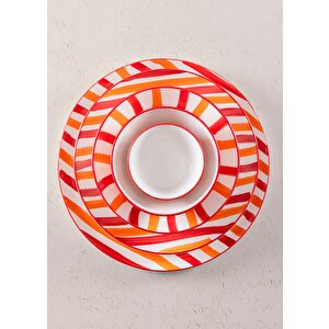 The Mia Joy Sosluk Çerezlik 6lı Set Kırmızı 10 Cm