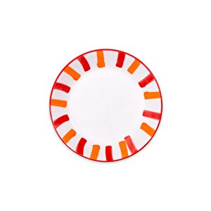 Joy Yemek Tabağı 6lı Set Kırmızı 20 Cm