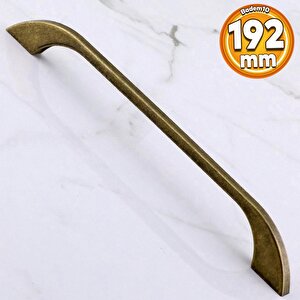 Meriç 192 Mm - 19.2 Cm Eskitme Antik Sarı Metal Mobilya Mutfak Dolabı Dolap Kulpu Kulbu Kulpları