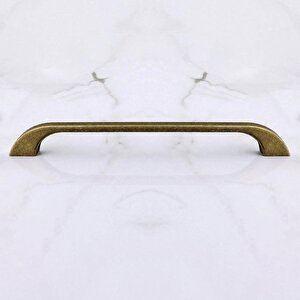 Meriç 192 Mm - 19.2 Cm Eskitme Antik Sarı Metal Mobilya Mutfak Dolabı Dolap Kulpu Kulbu Kulpları