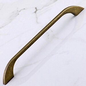 Meriç 192 Mm - 19.2 Cm Eskitme Antik Sarı Metal Mobilya Mutfak Dolabı Dolap Kulpu Kulbu Kulpları