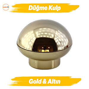 Luka Düğme Gold Mobilya Mutfak Dolap Dolabı Çekmece Kulpu Kulbu Plastik Altın Tek Vidalı Kulp