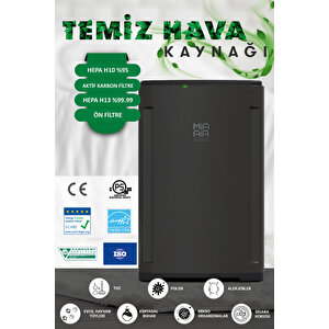 Compact Akıllı Hava Temizleme Cihazı | Ev, Ofis, Çocuk Odaları Ve Kalabalık Alanlar Için