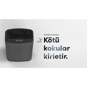 Compact Akıllı Hava Temizleme Cihazı | Ev, Ofis, Çocuk Odaları Ve Kalabalık Alanlar Için