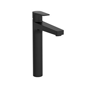 Flow Square Lavabo Bataryası Çanak Mat Siyah A42936