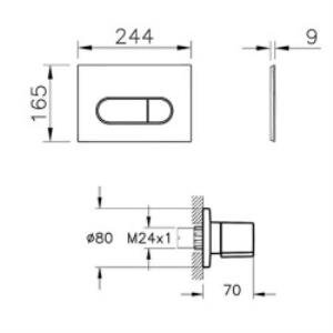 Round Panel Set (740-2280+a41461gr) 800-2031 Round Panel Set