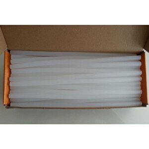 Mum Silikon İnce Ø7mmx30 Cm Sıcak Mum Silikon Çubuk Uç 1 Kg (80 Adet)