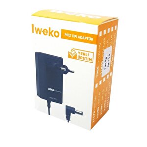 Weko 24volt 1amper Plastik Kasa Priz Tipi Adaptör 5.5x2.5mm Uçlu
