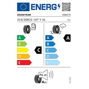 315/30 R22 107y Eagle F1 Asymmetric 6 Xl Fp Oto Yaz Lastiği (üretim: 2024)