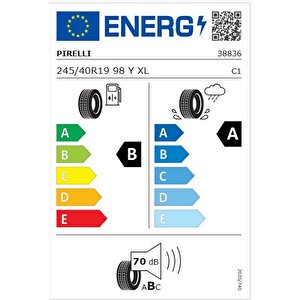 245/40 R19 98y Xl Powergy Oto Yaz Lastiği (üretim:2024)