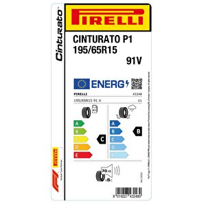 195/65 R15 91v Cinturato P1 Oto Yaz Lastiği (üretim: 2025)