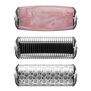 Mikro İğneli, Buz Başlığı, Pembe Kuvars Başlıklı Dermaroller | Microneedle Face & Body Roller
