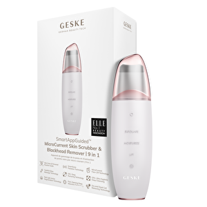 Mikro Akım Siyah Nokta Temizleme Cihazı | Microcurrent Skin Scrubber & Blackhead Remover Beyaz
