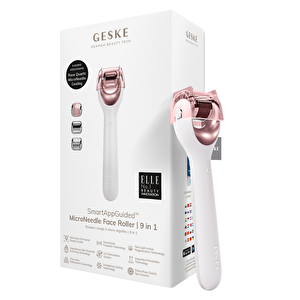 Mikro İğneli, Buz Başlığı, Pembe Kuvars Başlıklı Dermaroller Cihaz | Microneedle Face Roller Beyaz