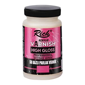 High Gloss Su Bazlı Parlak Vernik 250ml