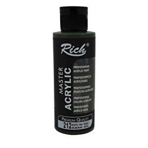 Master Akrilik Boya Koyu Yağ Yeşili 120ml
