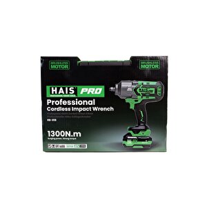 Haispro Profesyonel Darbeli Somun Sıkma 1300 Nm 21 V