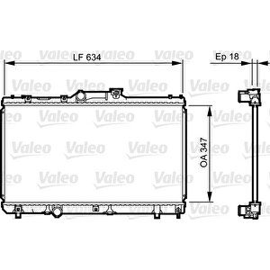 Su Radyatörü Corolla 1993-2000 Ae101 / Ae111 Manuel