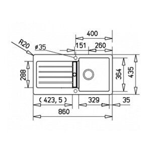 Kea 45btg Te Grani̇t Evye Beyaz Renk 86x43,5 Kumandali Si̇fon