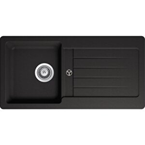 Kea 45btg Te Grani̇t Evye Si̇yah Renk 86x43,5 Kumandali Si̇fon