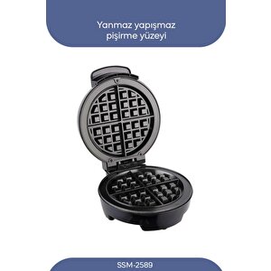 Sinbo Ssm-2589 Belçika Waffle Makinesi, Yapışmaz Kaplama 1000 Watt