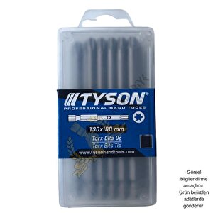 Tyson Vidalama Ucu Bits Uç - T30 Tork - 10 Cm. - 20 Adet