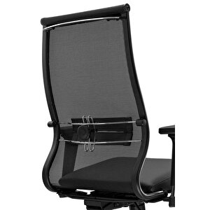 Metta Ergolife Synchrosit 10 Ergonomik Fileli Ve Deri Çalışma Sandalyesi / Ofis Koltuğu - 211.d.1.3e3  Siyah