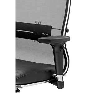 Metta Ergolife Synchrosit 10 Ergonomik Fileli Ve Deri Çalışma Sandalyesi / Ofis Koltuğu - 211.d.1.3e3  Siyah