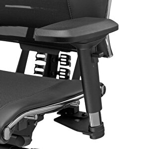 Yoga 4df Ergonomik Deri Ve Fileli Ois / Yönetici Koltuğu - A4.3.2.109 Siyah