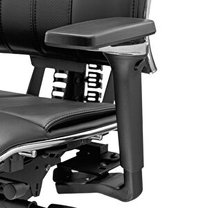 Yoga 4df Ergonomik Deri Ofis Koltuğu  / Yönetici Sandalyesi - A5.f.5.13a Siyah