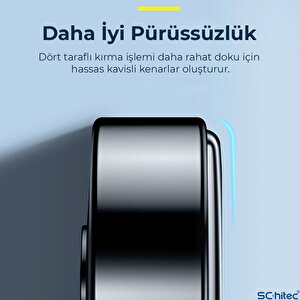 Realme C61 İle Uyumlu Sadece Ön Kılıflı Kesim Ekran Koruyucu Kaplama