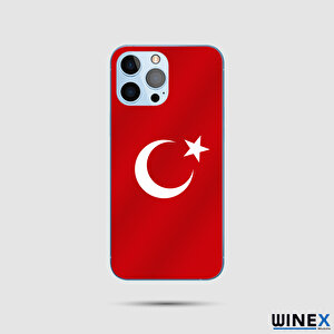 İphone 14 Pro Max Türk Bayrağı Arka Kaplama