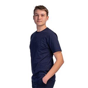 Formteks Bisiklet Yaka Süprem Tişört Lacivert XL