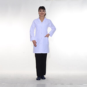 Formteks Bayan Dr. Önlük Apaj Yaka Çıtçıtlı 3XL