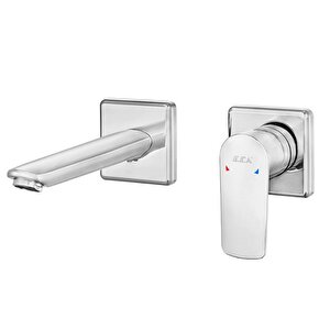 Eca Lia Ankastre Lavabo Bataryası Sıva Üstü Çift Rozet 102167620-kk