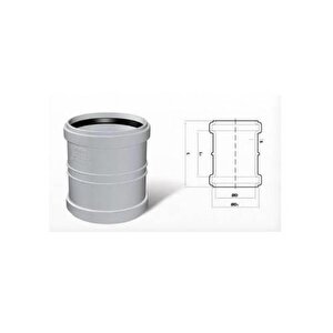 50 3.2 Pvc-u Kayar Manşon