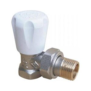 Köşe Radyatör Volanlı Vana 1/2" Ağır Tip