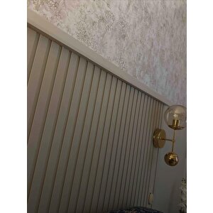 36cmx102cm 1 Adet Sidney Dekoratif, Duvar Çıtası Ham Ahşap Duvar Paneli, Boyanabilir, Ham, Mdf Panel