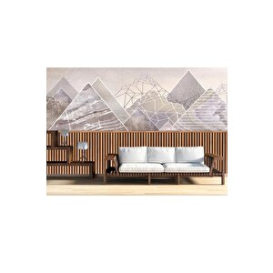 70cmx100cm 1 Adet Rustik Model Ahşap Yapışkanlı Vinil Duvar Kağıdı Çıta Lambiri Panel Desenli