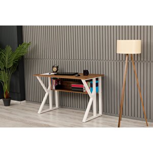 Çalışma Masası 120x60x75 Cm Alt Raflı K Ayak