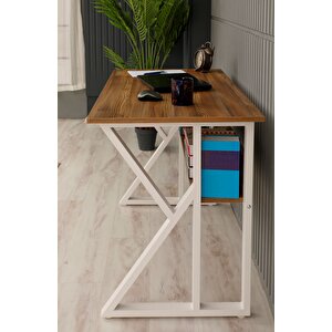 Çalışma Masası 120x60x75 Cm Alt Raflı K Ayak