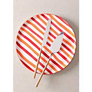 Wooden Pasta Servis Takımı 2 Parça
