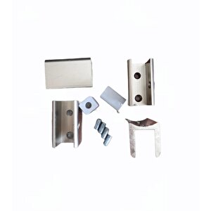 Vidalı Cam Tutucu Klipsi Bronz 4 Lü Paket